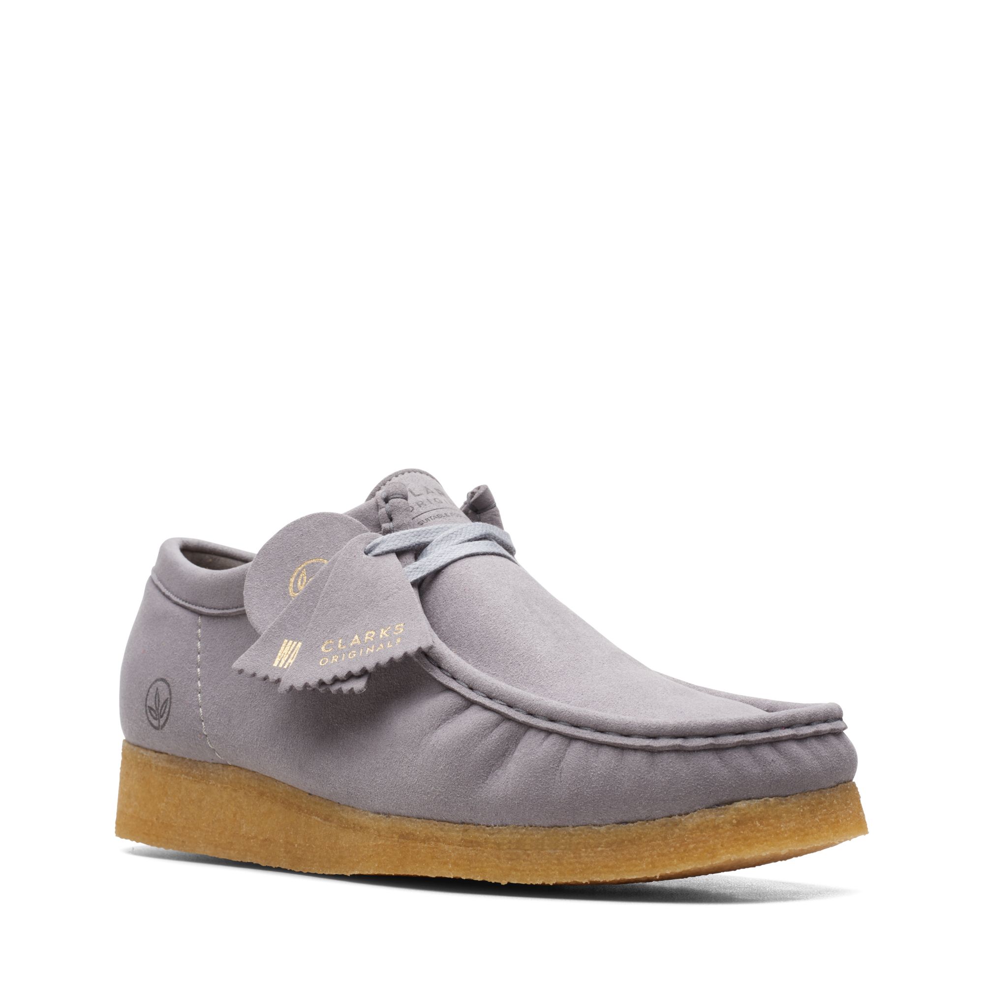 Men  Wallabee Grey Vegan