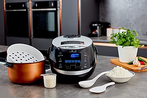 6 Rice Cook Functions, 6 Multicooker Functions, MO touch LED Display, 120V Power