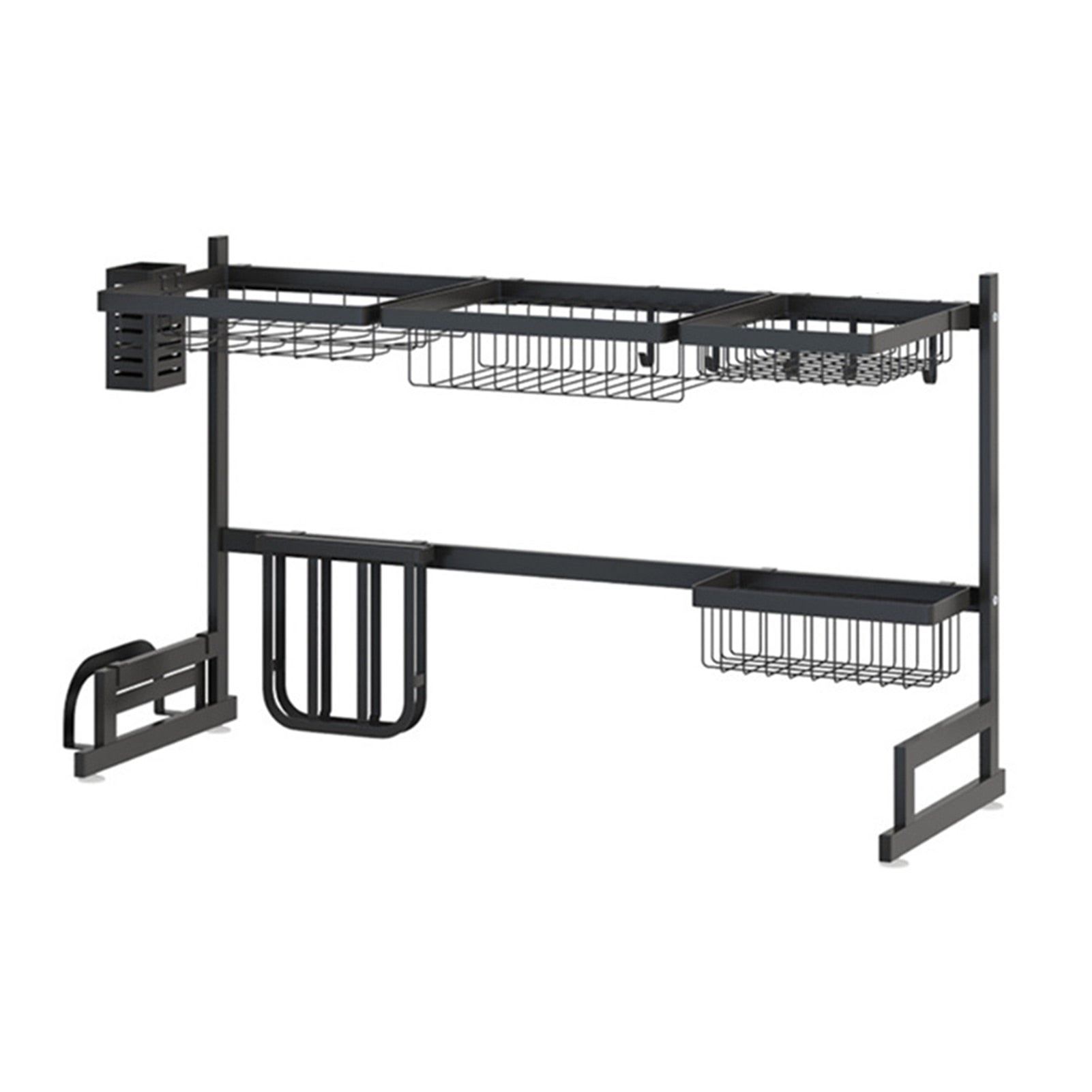 Over the Sink Stainless Steel Dish Rack Kitchen Dish Drainer