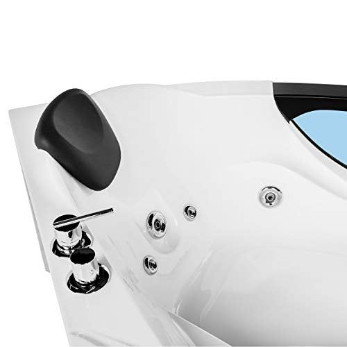 EMPV-JT319 Massage Bathtub, 59 Inch, Glossy White