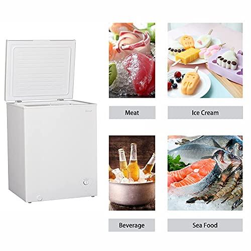 Smad Chest Freezer 5 cu ft Mechanical Control with Removable Basket