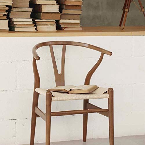 VODUR Wishbone Chair Natural Solid Wood Dining Chair/Hans Wegner Y-Shaped