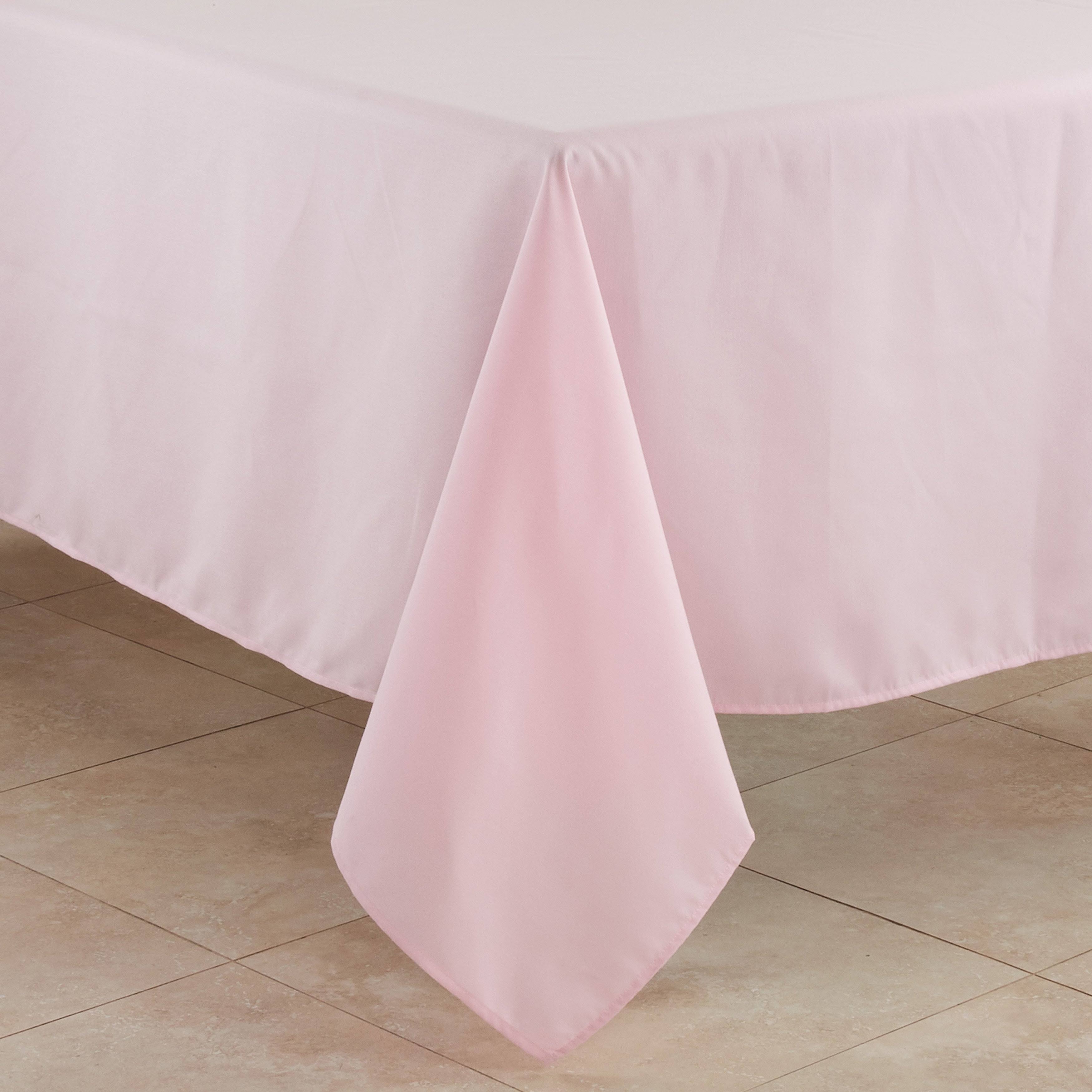 Saro 321.A65140B 65 x 140 in. Casual Design Everyday Oblong Tablecloth Aqua