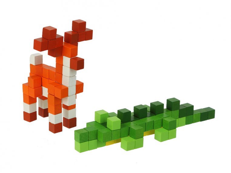 Colorful Wooden Building Toys