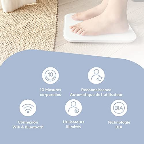 Bluetooth, Heart Rate, LED Display, Tempered Glass, BIA Advanced