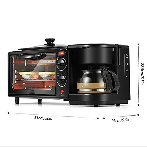 3-in-1 Breakfast Center Station, Multi-Function Toaster, 5.5��� Griddle