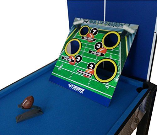Triumph 13-in-1 Combo Game Table Includes Basketball, Table Tennis,  Launch Football