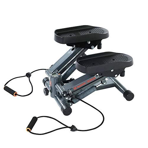 Bluetooth Cardio Stair Stepper with Adjustable Resistance Bands &  MyCloudFitness App