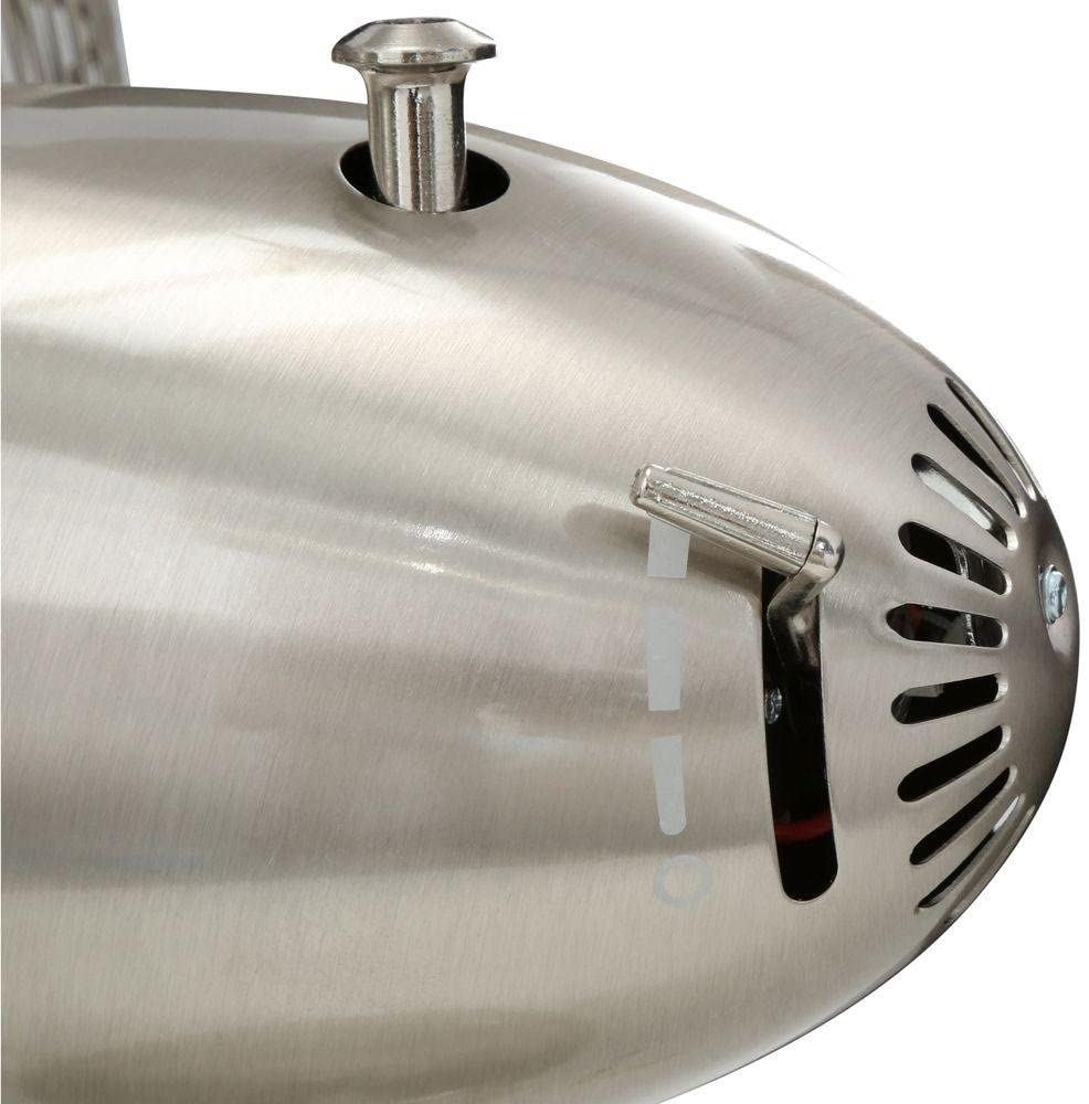 16�� RETRO Stand Fan with Brushed Nickel Finish/Brushed Nickle