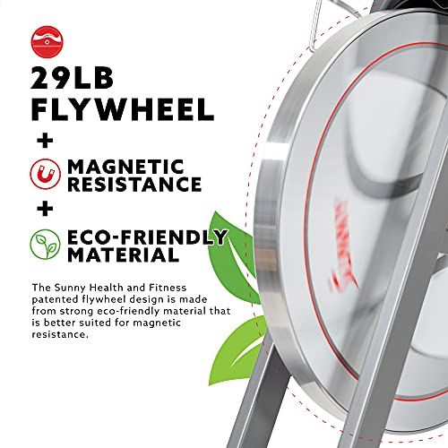 Sunny Health & Fitness Magnetic Belt Bike