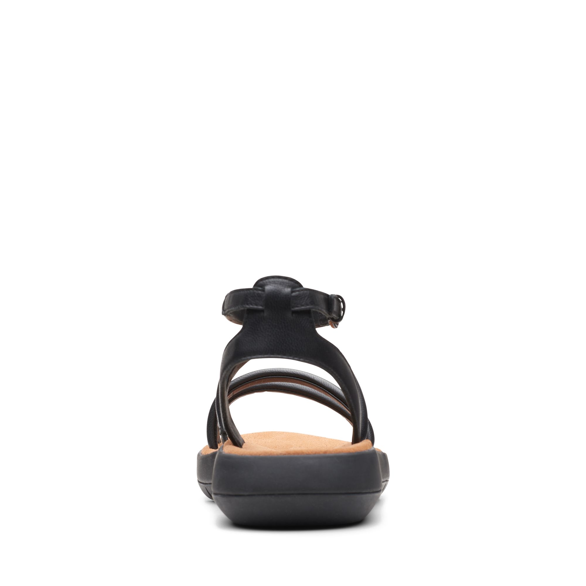 Women Sandals Jemsa Style Black Leather