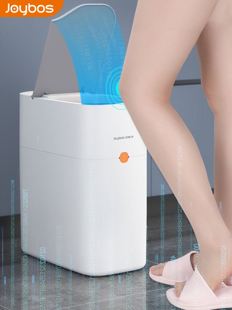 Sensor Trash Can Waterproof Garbage Bucket Dustbin for Bathroom Kitchen Cabinet Storage