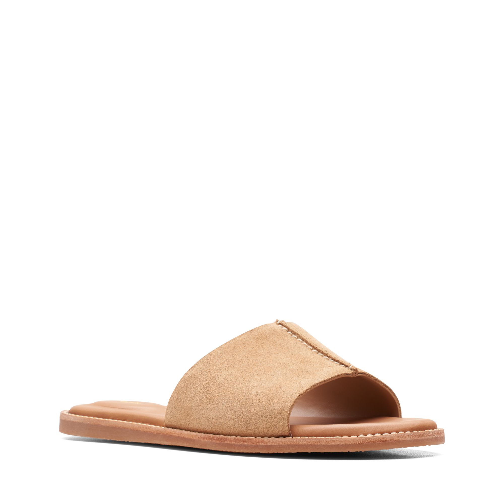 Women Sandals Karsea Mule Light Tan Suede