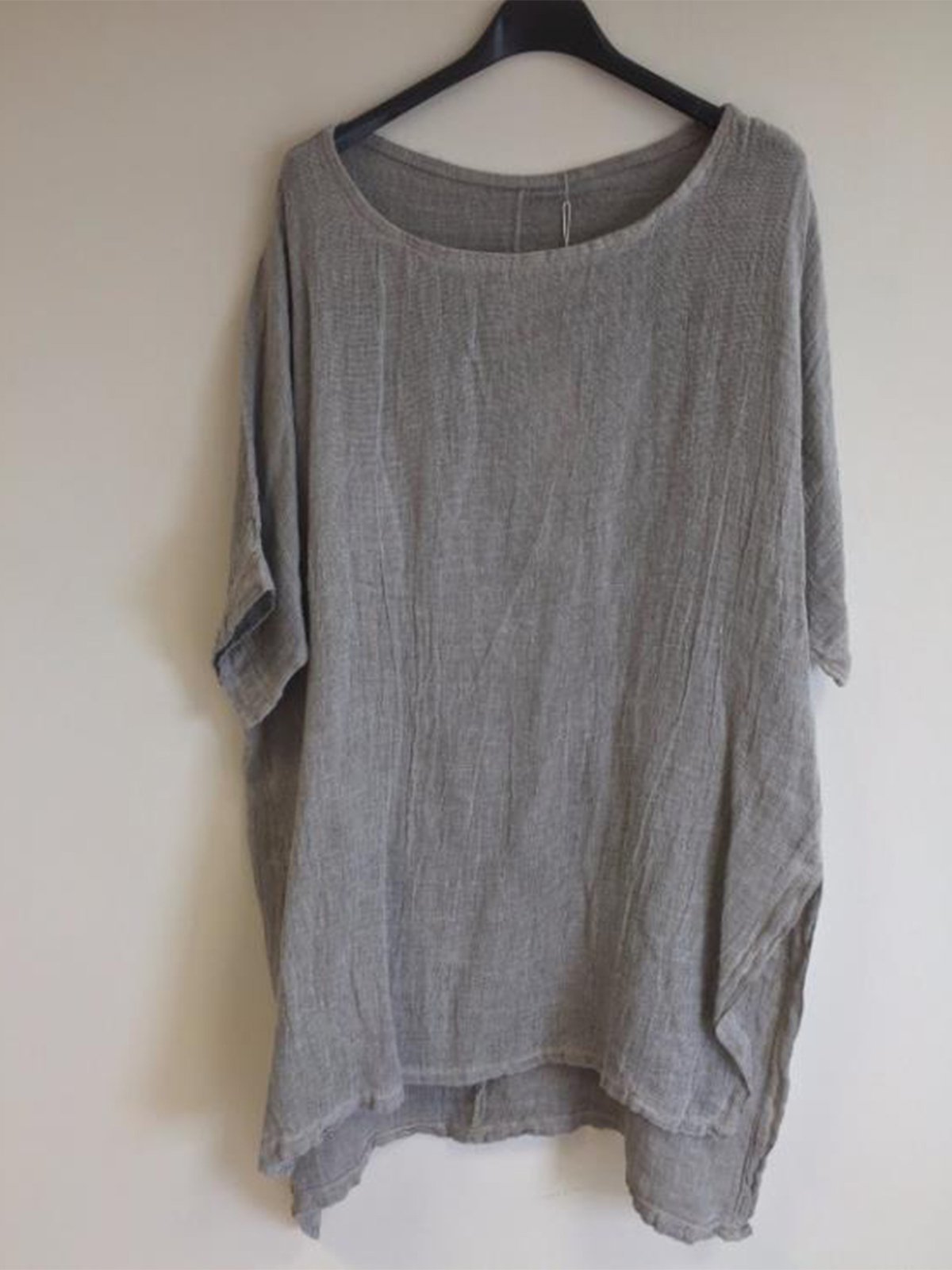 Short Sleeve Crew Neck Casual Shirts