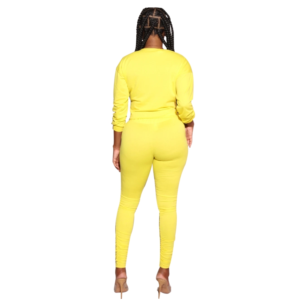 Autumn Casual Matching Shirt and Pants Set