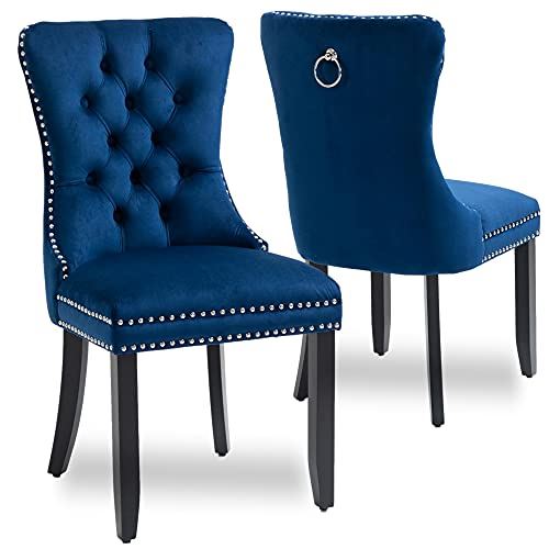 Dining Room Chairs with Nailed Trim and Pulling Ring