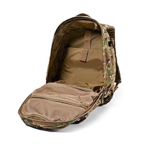5.11 Tactical Backpack ?Rush 24 2.0 ?Military Molle Pack, CCW and Laptop Compartment, 37 Liter, Medium, Style 56563 ? Multicam