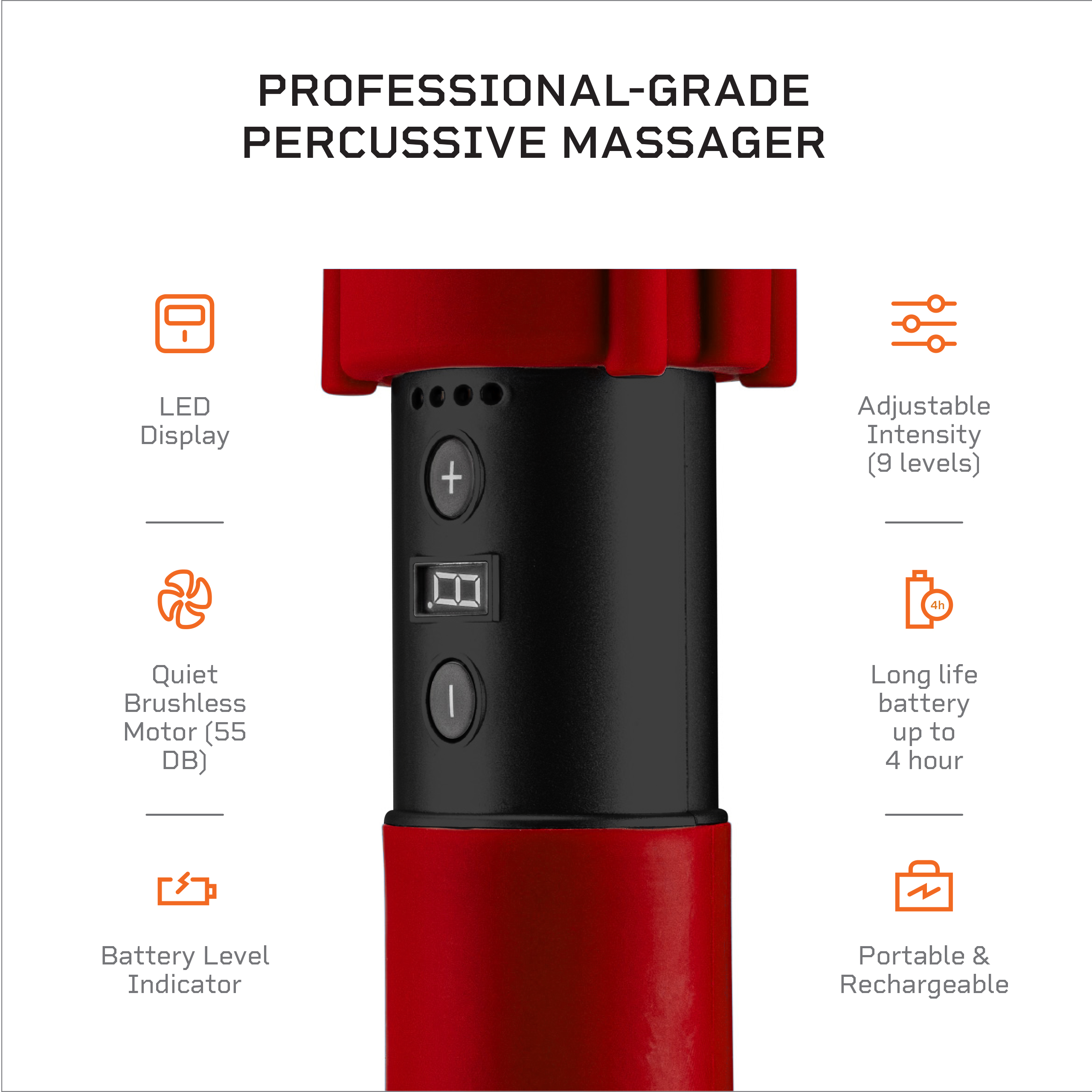 Sonic LX Professional Percussion Massage Gun