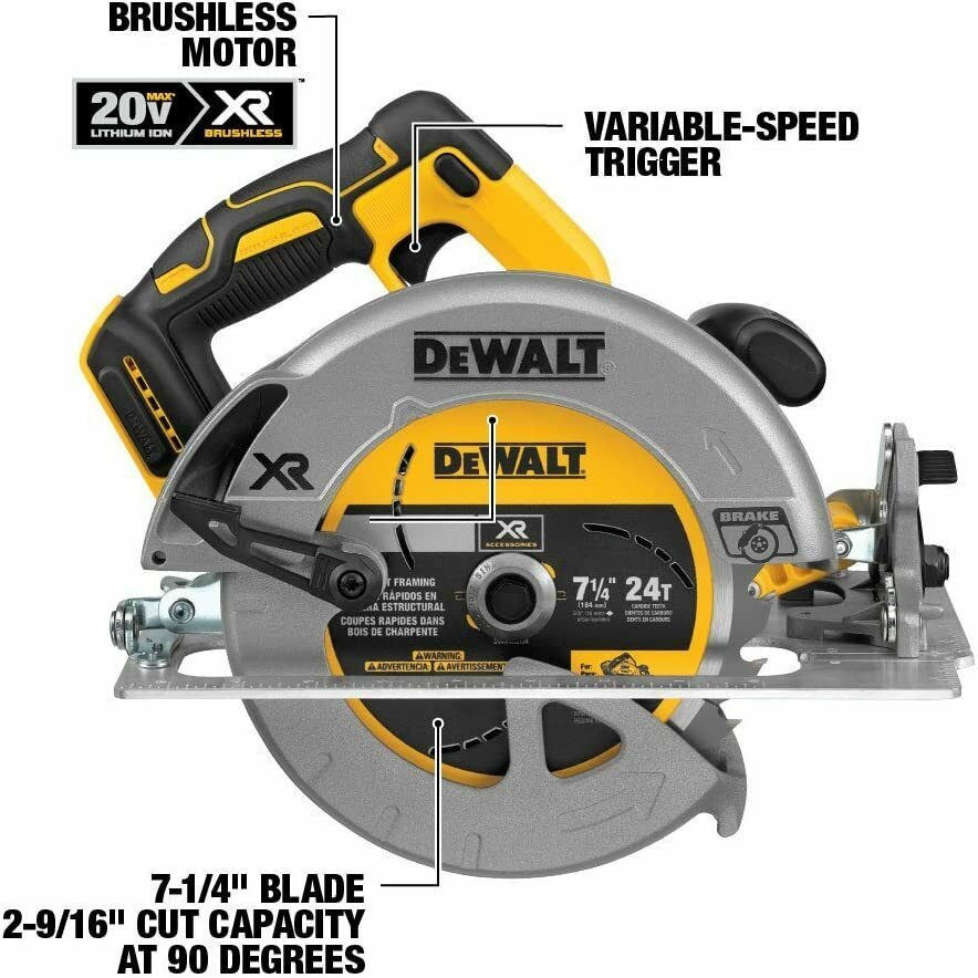 DEWALT 20V MAX XR Brushless Combo Kit, Premium 6-Tool (DCK694P2)