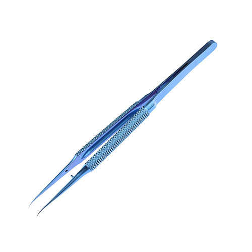 Multifunctional Titanium Alloy 0.15mm Straight & Bent Fly Wire Tweezers for Mainboard Repair with Microscope