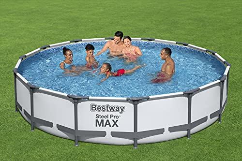 56597E Pro MAX Above Ground Steel Frame  Pool Set /  14�� x 33���