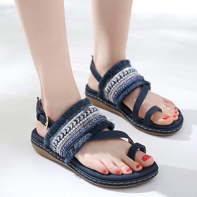 Women Spring Band Artificial Fashion Daily Sandals