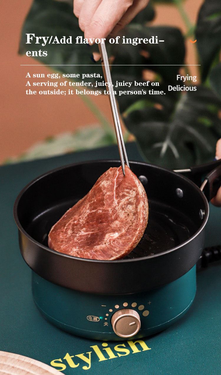 110V Multicooker Electric Skillet Fry Stew Soup Pot Multifunctional Rice Steamer Hot Pot Detachable