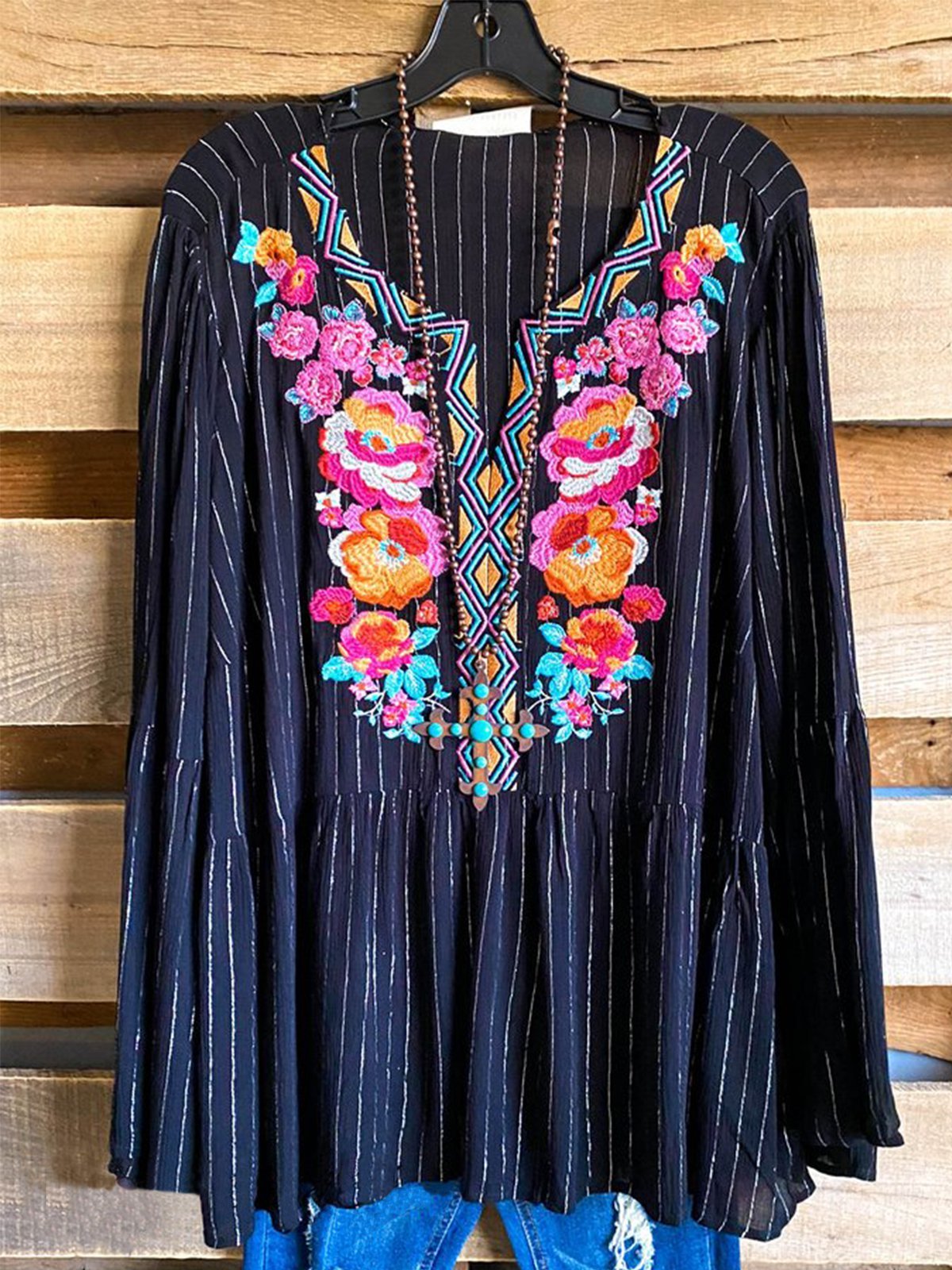 V Neck Shirts & Tops