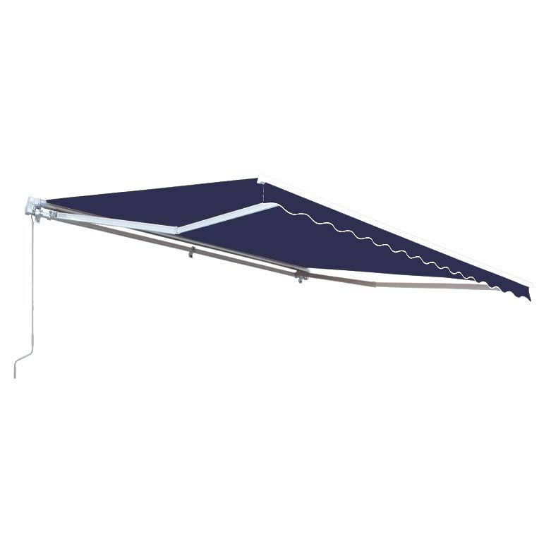 Aleko FAB20X10BLUE30 Retractable Awning Fabric Replacement 20 x 10 Feet Blue
