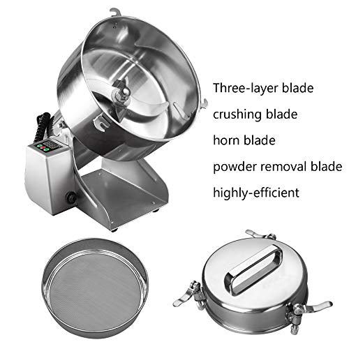 Electric Grain Mill Grinder 304 Stainless Steel Pulverizer Grinding