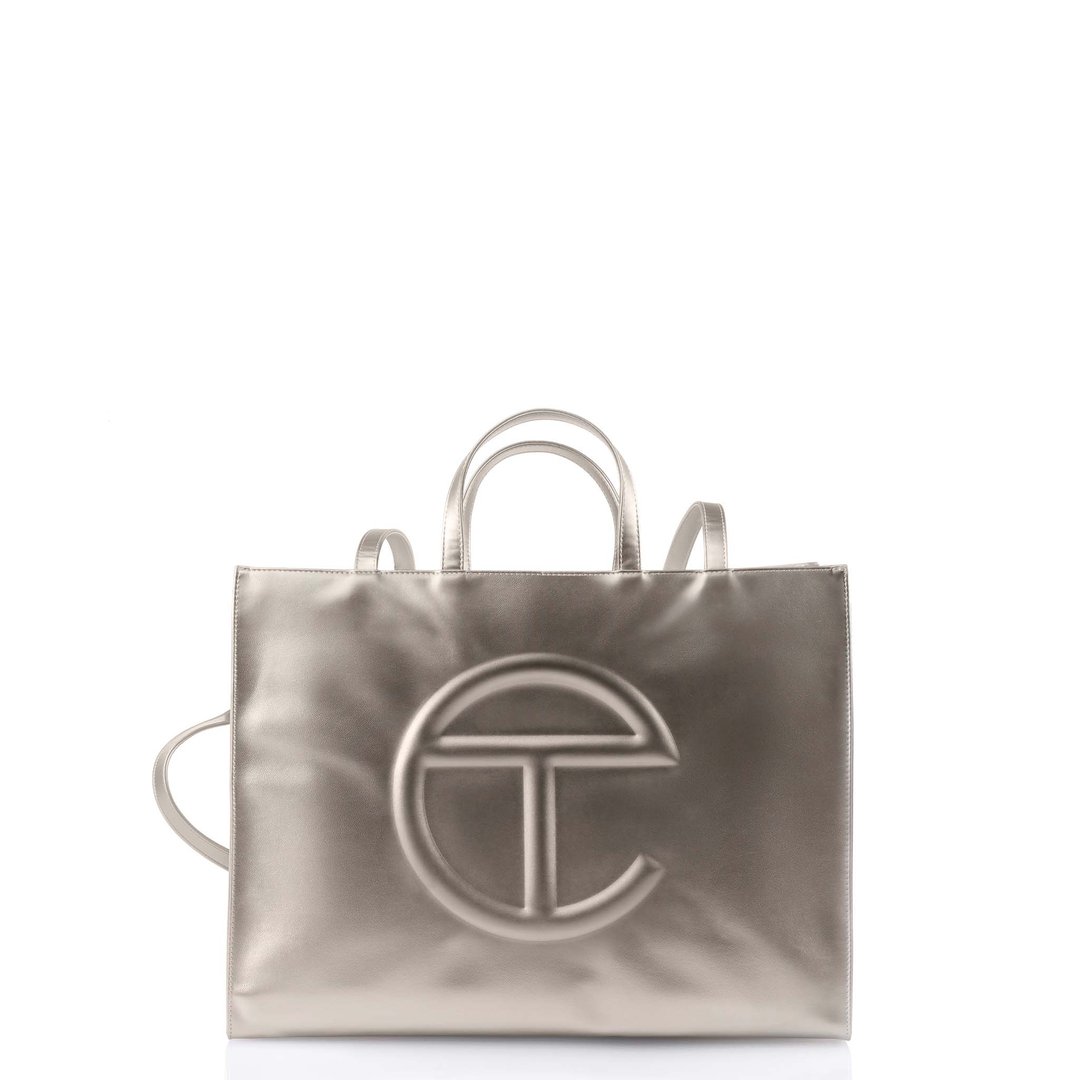 Large Bronze Shopping Bag