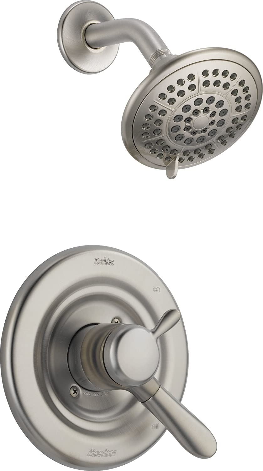 Delta Faucet Lahara 17 Series Dual-Function Tub and Shower Trim Kit | Stainless Steel