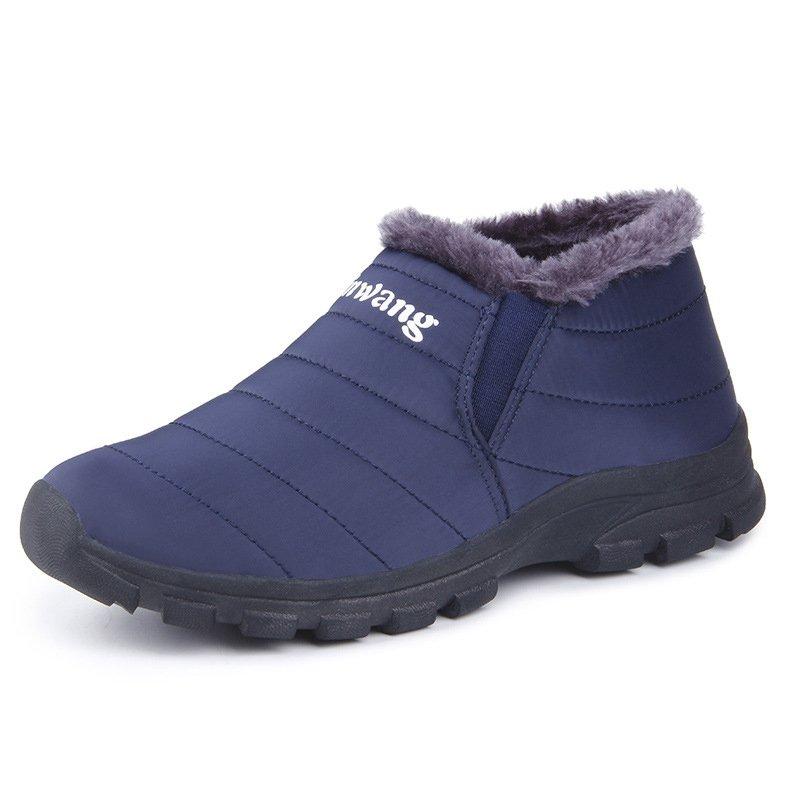 Waterproof Cloth Fur Lining Boots