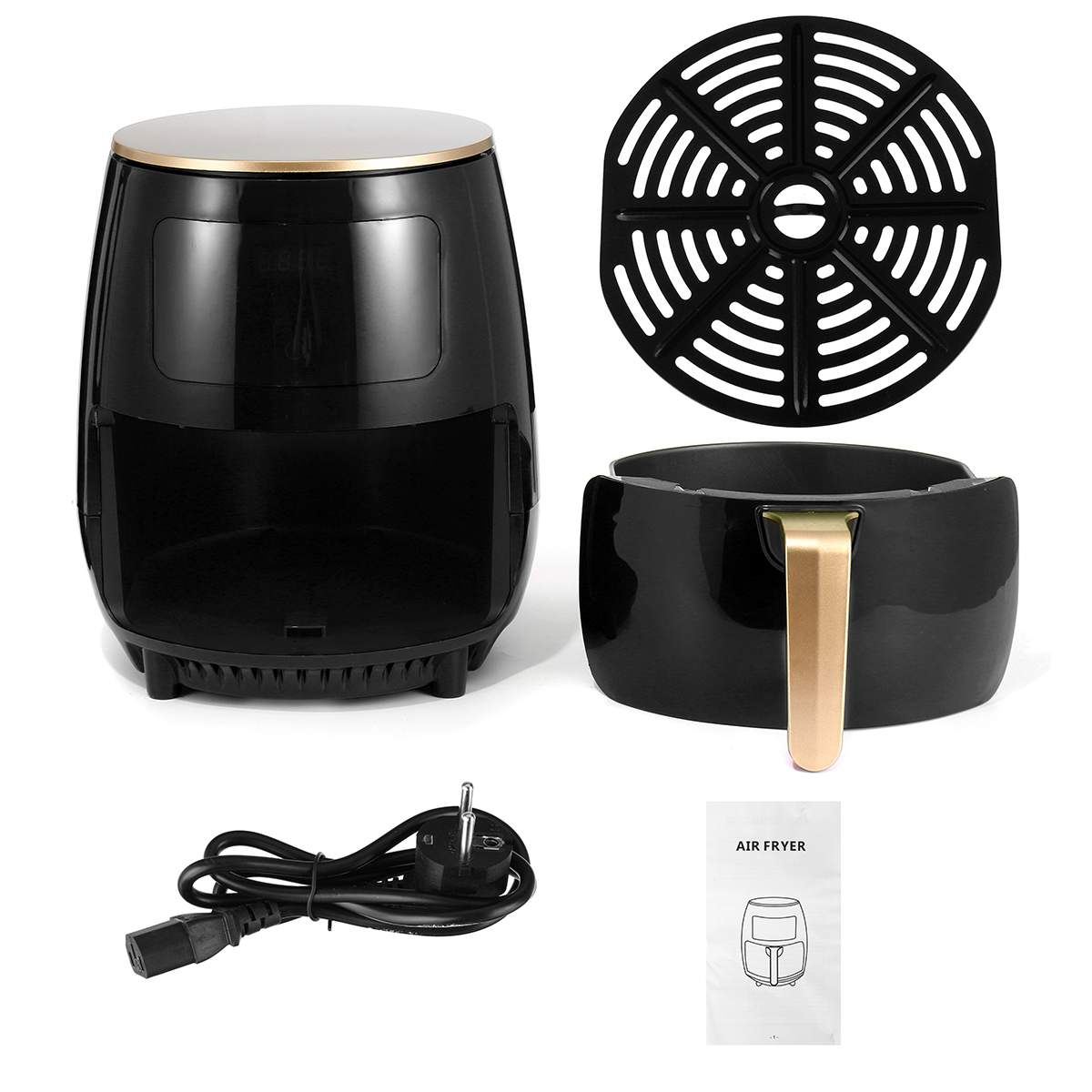 Air Fryer Chicken Oil Free Air Fryer Health Fryer Pizza Cooker Smart Touch LCD Electric Deep Airfryer