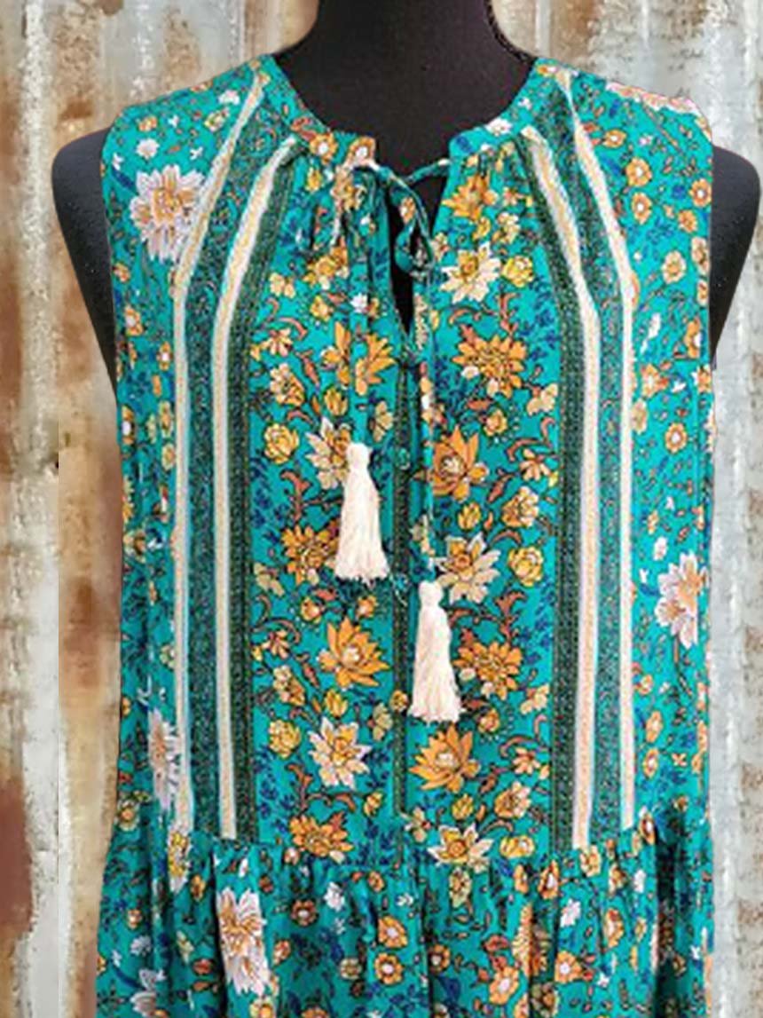 Cotton-Blend Sleeveless Shirts & Tops