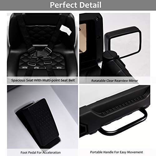 12V Battery Powered Electric Ride On Car | White