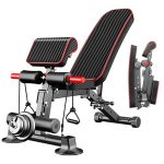 Adjustable Weight Bench – Utility Weight Benches for Full Body Workout, For Home Gym- Fitness Equipment for Men and Women- Black