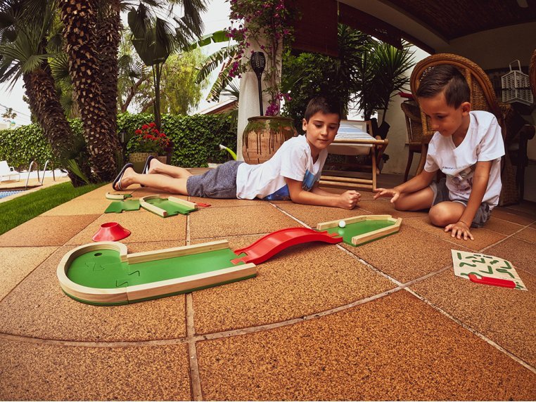 Wooden Mini Golf Board Game