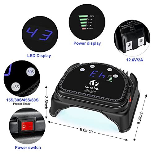 Wireless Professional LED Gel Polish Nail Light Dryer with Motion