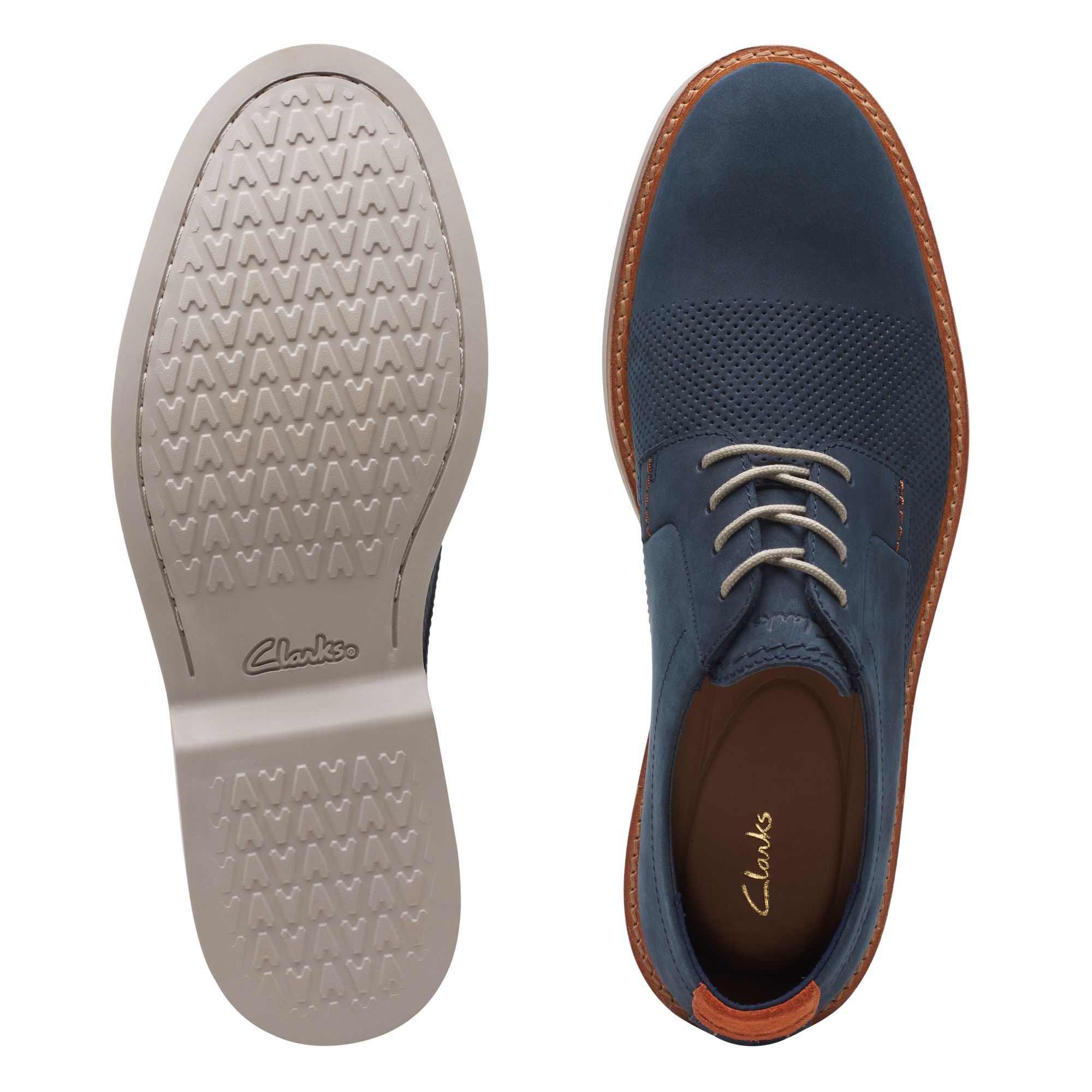 Men Atticus LT Lace Navy Nubuck
