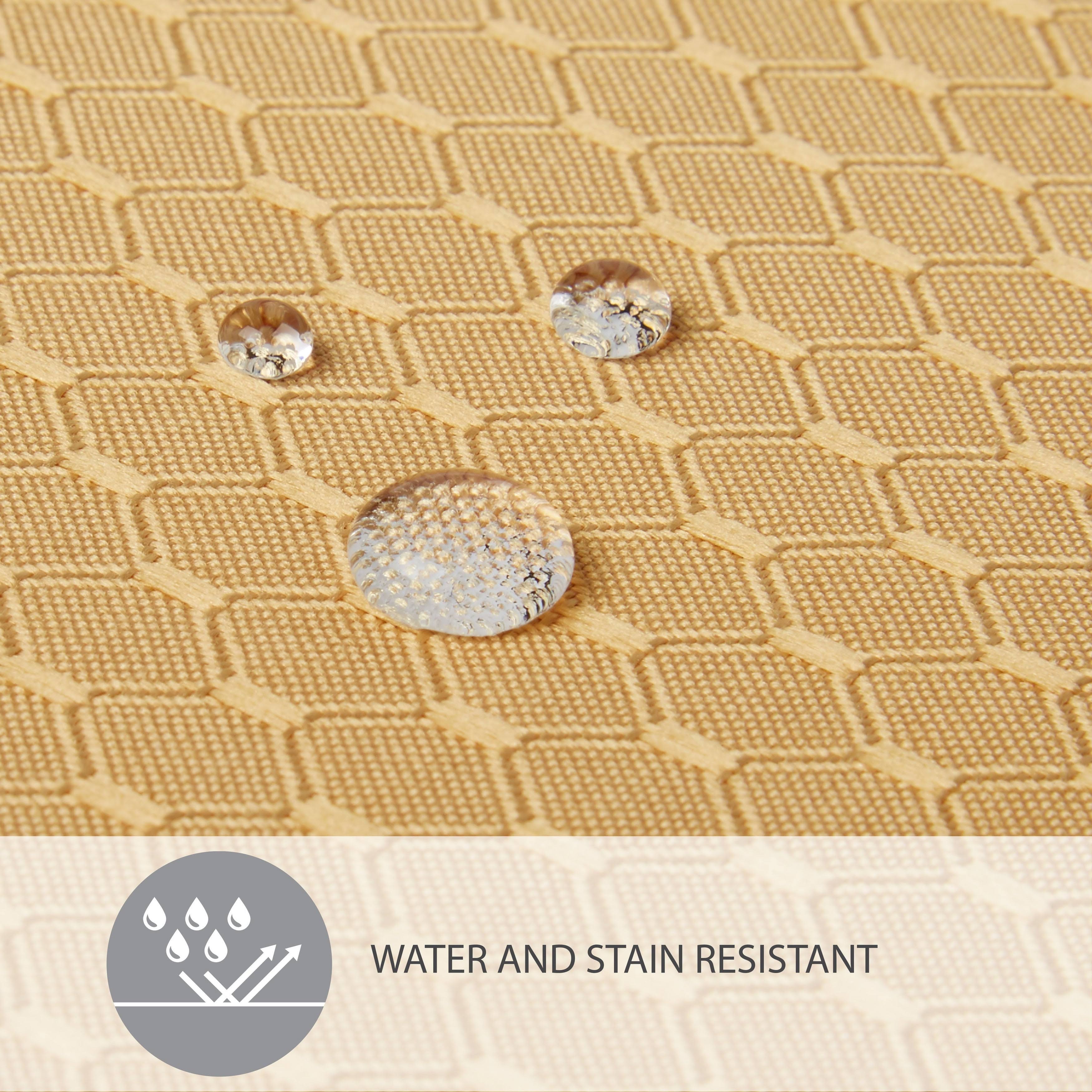 Town Country Living McKenna Tablecloth, 60x22x 144x22 - Dijon