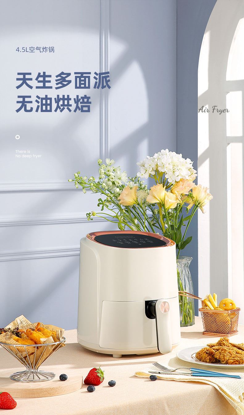 Air fryer multi-functional household large-capacity smart electric fryer