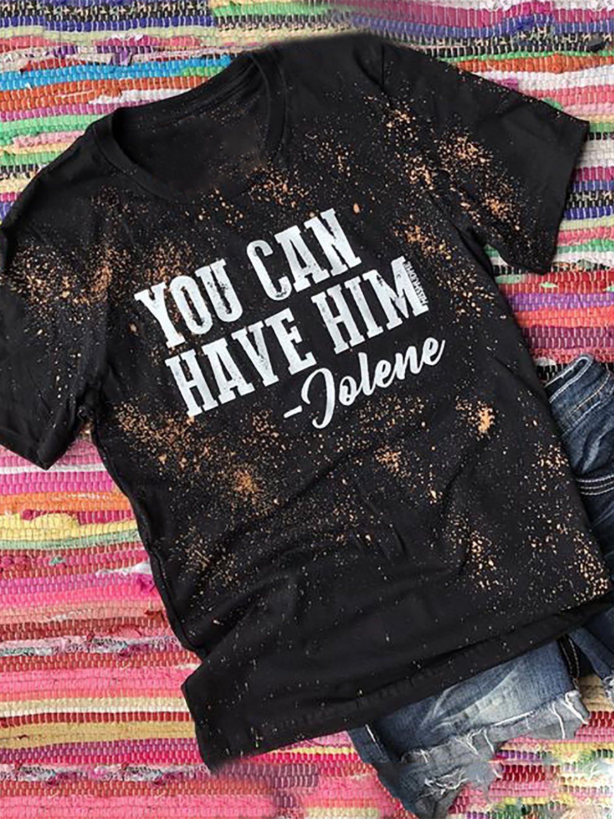 Letter Crew Neck Short Sleeve Shirts & Tops