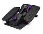 Cubii Jr: Desk Elliptical w/Built in Display Monitor, Desk Bike Pedal Exerciser- Black and Purple