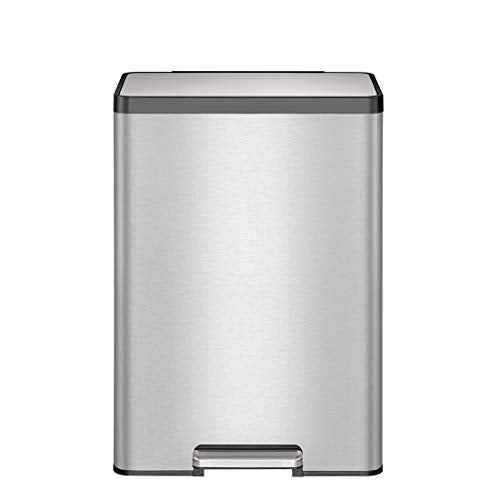 11. 8 Gallon Rectangular Kitchen Step Trash Can
