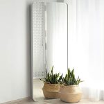 Metal Frame Large Full Length Body Mirror for Floor & Wall/ Size 65鈥测?x 21鈥测?