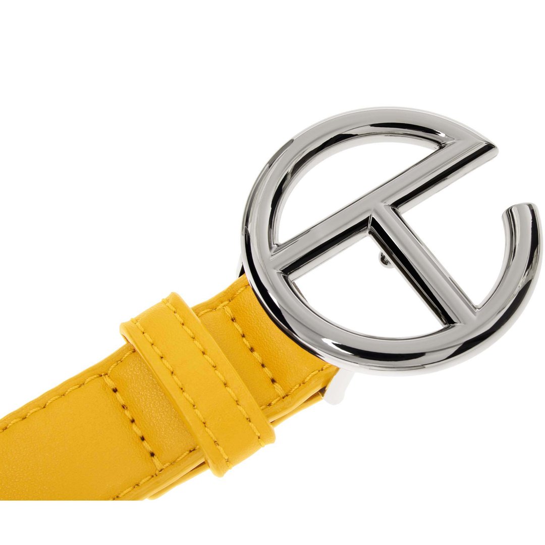 Logo Belt - Silver/Yellow