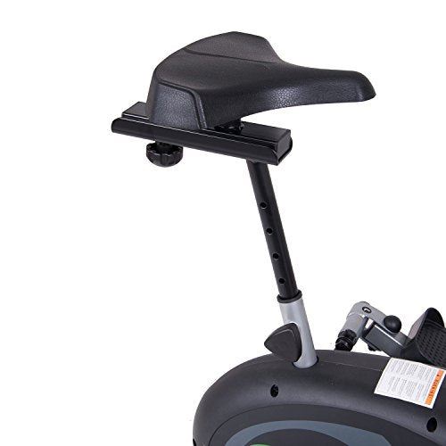 Body Rider Elliptical Trainer and Exercise Bike with Seat and Easy Computer-  Black & Grey