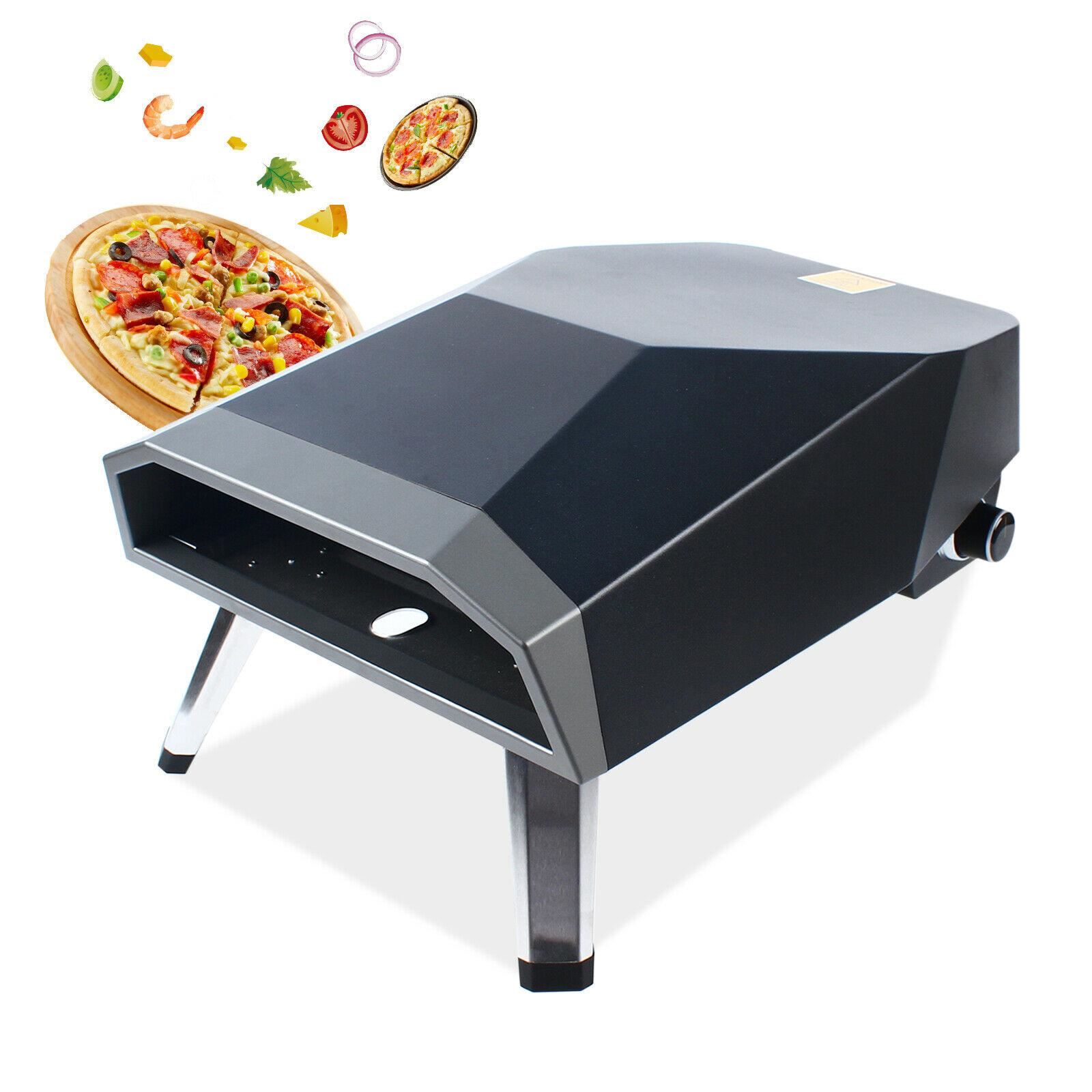 12′′ Pizza Oven Tabletop Outdoor Pizza Maker Propane Gas Stove Pizza & Grill Oven