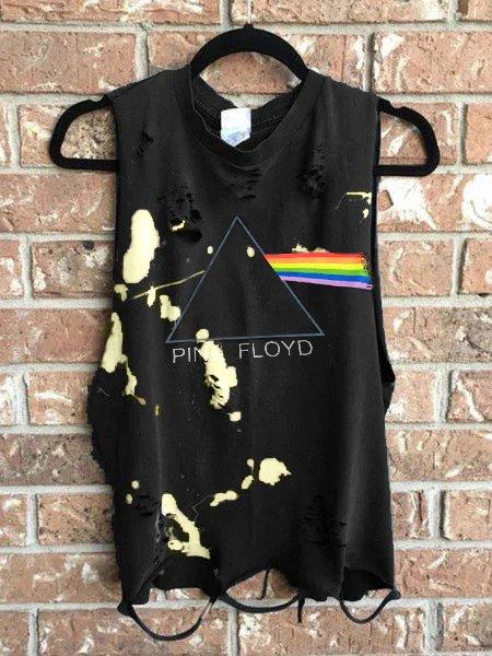 Casual Sleeveless Round Neck Plus Size Tops